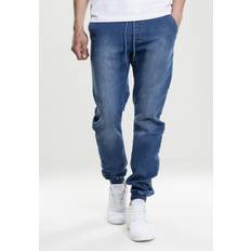 Urban Classics Herre Shorts Urban Classics Knitted Denim Jogpants washed