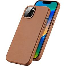 Dux ducis Grit iPhone 14 Hybrid Cover Brun