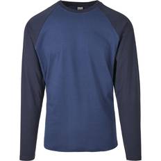 Urban Classics Maglietta Raglan Contrast Longsleeve - Marron