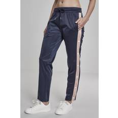 Urban Classics Ladies Button Up Track Pants - Blau