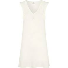 Damella Bamboo With Lace Nightdress Ivory-2