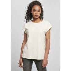 Urban Classics T-Shirt di - Ladies Organic Extended Shoulder Tee - Donna