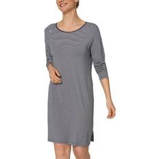 Grey - Women Nightgowns Triumph Lounge Me Cotton Nightdress 01 Aqua