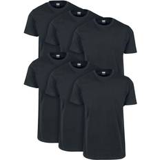 Urban Classics Kläder Urban Classics Basic Tee 6-Pack T-shirt Herr