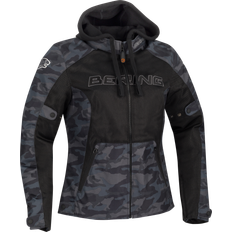 Camuflaje - Mujer Ropa Bering Chaqueta de Moto Negro-Azul T3