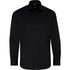 Eterna Sort Tøj Eterna Cover Comfort Fit Shirt - Black