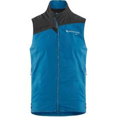 Klättermusen Abbigliamento Klättermusen Nal Vest - Blue Sapphire/Raven Black Men's