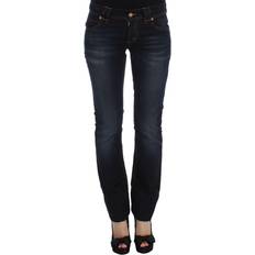 Dame - Lilla Jeans John Galliano Wash Cotton Blend Slim Fit Bootcut Jeans