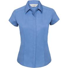 Russell Athletic Collection Ladies/Womens Cap Sleeve Easy Care Fitted Shirt med kort ärm