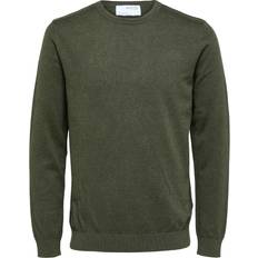 Selected Berg Crew Neck - Natural SlhBerg