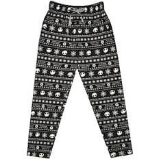 Blanco - Mujer Ropa de dormir Pesadilla antes de Navidad para hombre Jack Skellington Pijama Bottoms - Negro/Blanco