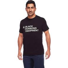 Black Diamond Man T-shirts Black Diamond Stacked Logo Tee -