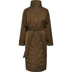 Brun - Nylon Frakker Slowmoose Yasbeama Frakke Kvinder Otter