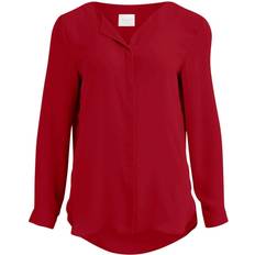 Viscose - Vrouw Overhemden Vila Blouse - Smaragd