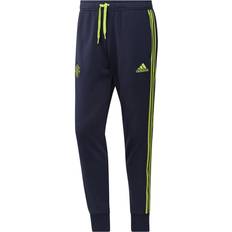 Corduroy Pantalons & Shorts Adidas Pantalonalon Manchester United Coton Lourd Trainingshose - Bleu