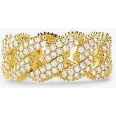 Michael Kors Pavé Curb Link Ring - Gold
