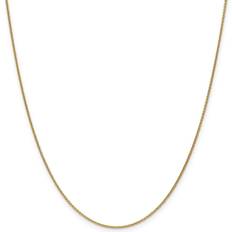 16 inch gold chain Quality Gold Primal Karat 1mm 16-inch Cable Chain
