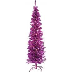 National Tree Company Tinsel 210 Lights Christmas Tree 84"