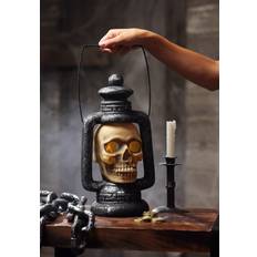 Con Asa Candelabros, Velas y Fragancias para el Hogar Fun World Skull Linterna 14cm