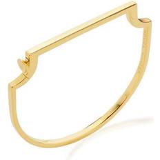 Monica Vinader Signature Skinny Bangle - Gold