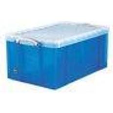 Zwart Opbergdozen Really Useful Box 64 Liter Snap Lid Storage Bin 64L