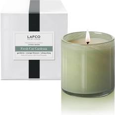 Lafco New York Fresh Cut Gardenia Living Room Classic Candle, 6.5-oz Scented Candle