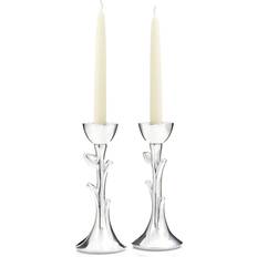 Nambe Tree of Life Sabbath Candlestick 20.3cm 2pcs