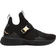 Puma Laced Sport Shoes Puma Defy Mid W - Black/Gold