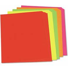 Wall Decorations Neon Color Board, 28 x 22, Green/Orange/Pink/Red/Yellow, 25/Carton