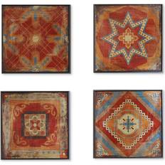 Madison Park Moroccan Tile Gel Wall Decor 15x15" 4