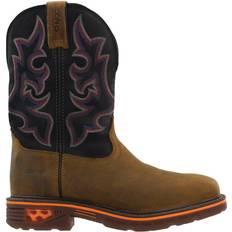 Wide Fit Ankle Boots Justin Men's Resistor Western Work Boot Composite Toe