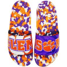 Sandals Hype Women Purple/Orange Clemson Tigers Slydr Slide Sandals