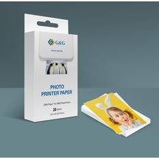 Zink photo printer G&G ZINK paper, 50x76mm, 20 sheets (1 stk) Noname mærker