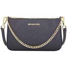 Michael Kors Black Crossbody Bags Michael Kors Jet Set Travel Medium Pouchette Crossbody Bag