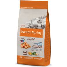 Nature's Variety 2x7kg Selected Sterilised Laks Variety kattefoder