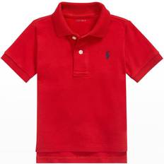 1-3M - Boys Tops Children's Clothing Polo Ralph Lauren Baby's Cotton Interlock Polo Shirt - Red