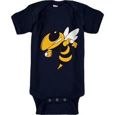 Yellow Bodysuits Children's Clothing Infant Boys and Girls Ga Tech Jackets Big Logo Bodysuit