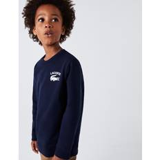 Pocket Sweatshirts Lacoste Boys' Ribbed Crew Neck Sweatshirt yrs