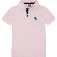 Bleu Polos Tom & Teddy Boys' Cotton Polo Shirt Little Kid