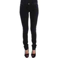 Costume National Slim Fit Denim Jeans - Black