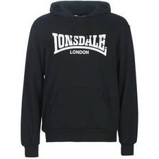 Lonsdale hoodie Lonsdale Wolterton Sweatshirt - Sort/Hvid