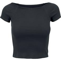 Urban Classics Ladies Ladies Off Shoulder Rib Tee