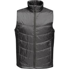 Gris - Homme Gilets Regatta Gilet Sans Manches Technique en Polaire Chaud et Confortable Tobias II Noir