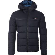 Dun jakke Barbour Vinterjakke Dun Puffer - Sort/Hvid