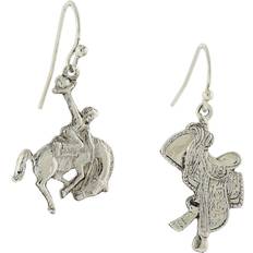 Women Horse And Saddle Earrings