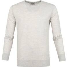 Homme - Soie Pulls Scotch & Soda Pull en laine À col rond Gris