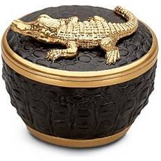 L'Objet Crocodile Black/Gold Candle