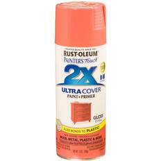 Red Spray Paints Rust-Oleum Painter s Touch Ultra Cover Gloss Aerosol Paint 12oz-coral