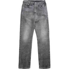 Levis 501 grå Levi's Dam Jeans 501 Crop - Gray Worn