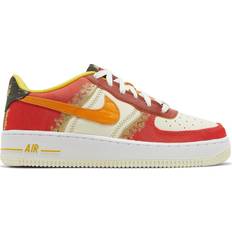 Nike Air Force 1 07 Premium GS - Habanero Red/Coconut Milk/Vivid Sulfur/Light Curry